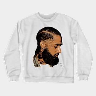 Nipsey Hussle Big Face Crewneck Sweatshirt